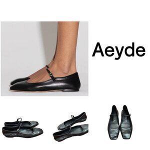 AEYDE Uma leather Mary Jane ballet flats Size EU 39/US 8